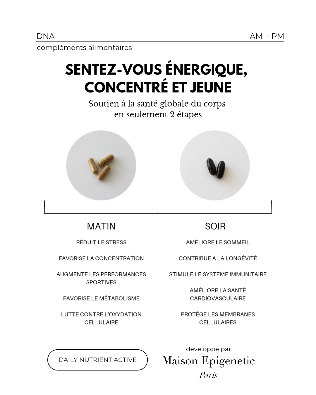DNA AM+PM (Daily Nutrient Active Duo)