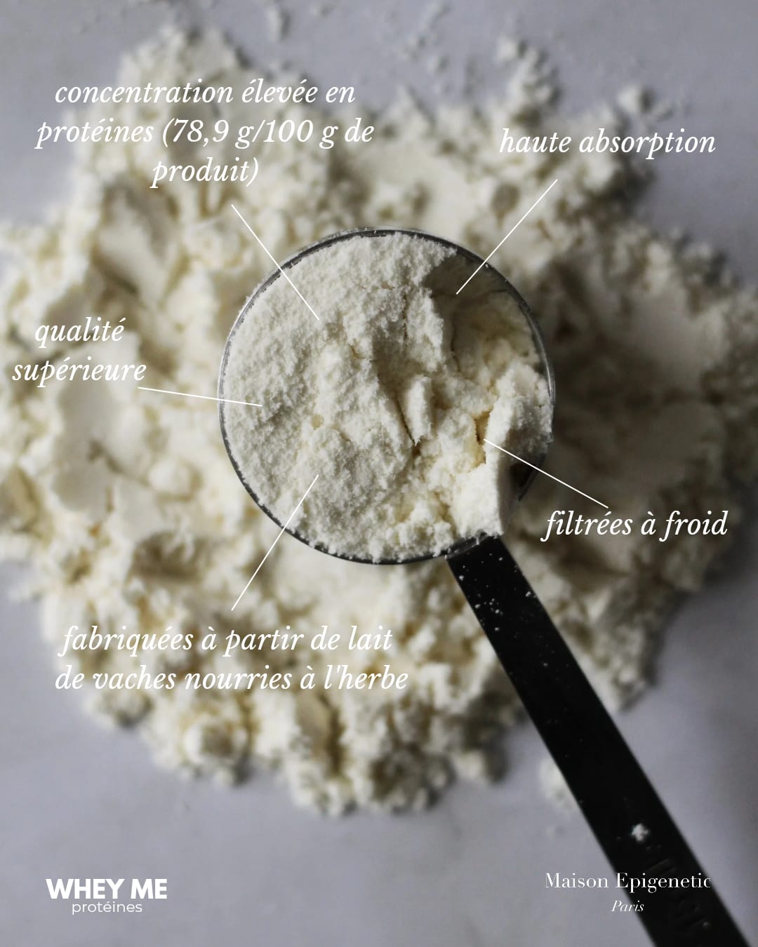 Protéines WHEY ME 500g